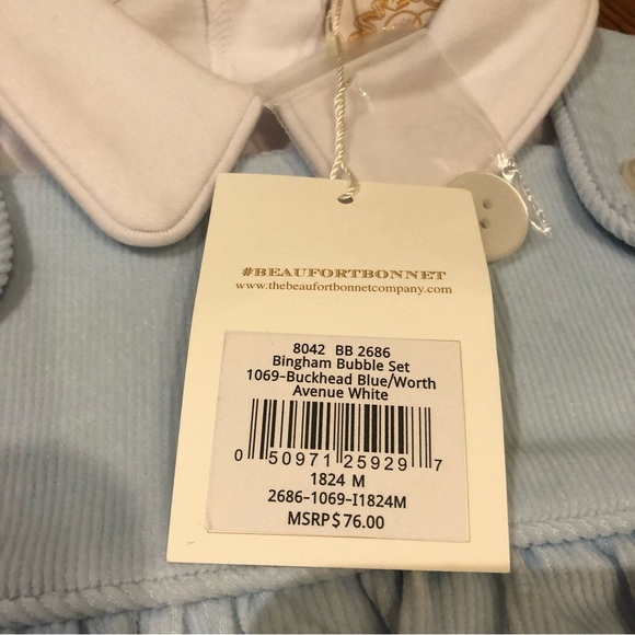 NEW Bingham Bubble Set from The Beaufort Bonnet Company Size 18-24 Months - Picture 8 of 15